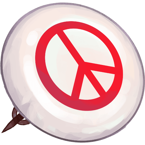 Peace Button