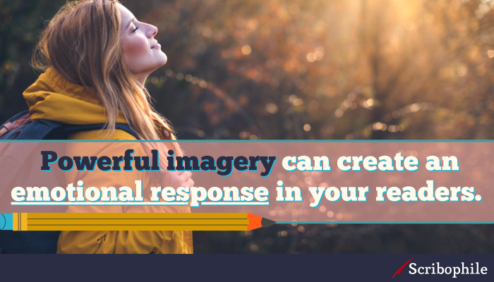 Powerful imagery can create an emotional response in your readers.
