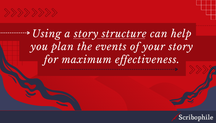 Using a story structure can help you plan the events of your story for maximum effectiveness.