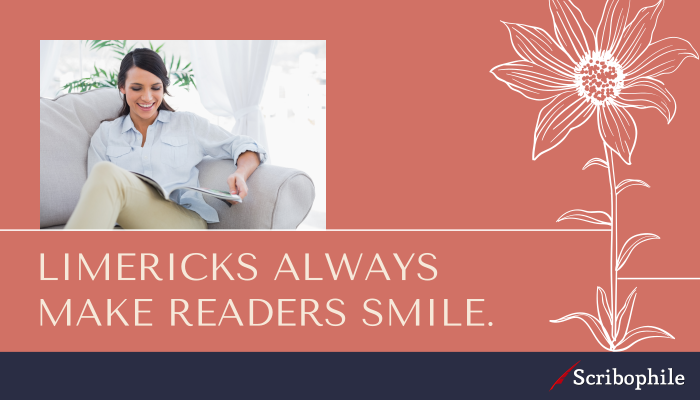 Limericks always make readers smile. (Image: readers laughing)