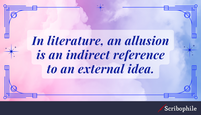 Allusion Literary Example