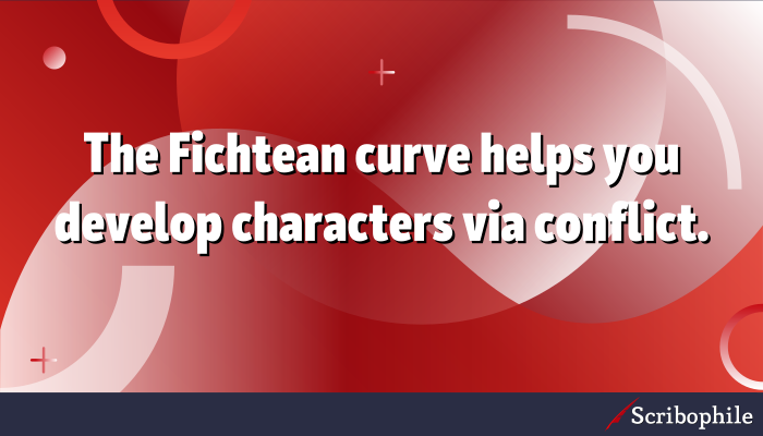 The Fichtean curve helps you develop characters via conflict.