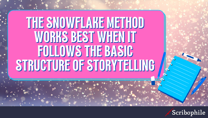 The snowflake method works best when it follows the basic structure of storytelling