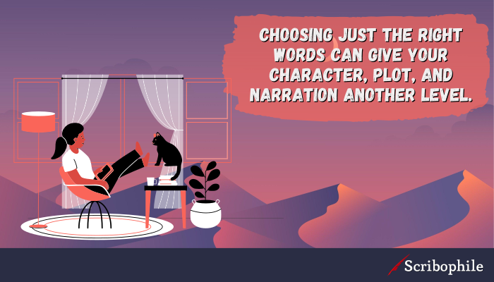 Choosing just the right words can give your character, plot, and narration another level.