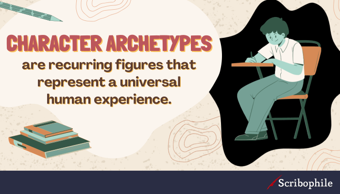 Character archetypes are recurring figures that represent a universal human experience.