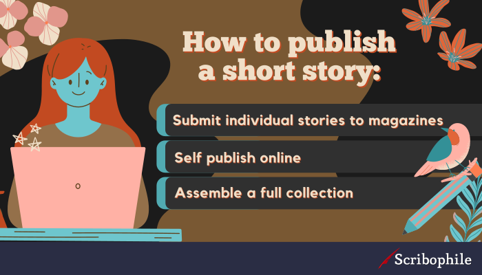 How to publish a short story: Submit individual stories to magazines; Self publish online; Assemble a full collection
