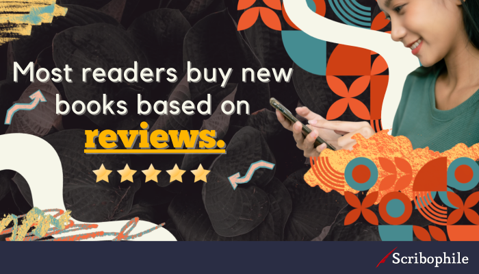Most readers buy new books based on reviews.