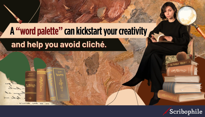 A “word palette” can kickstart your creativity and help you avoid cliché.